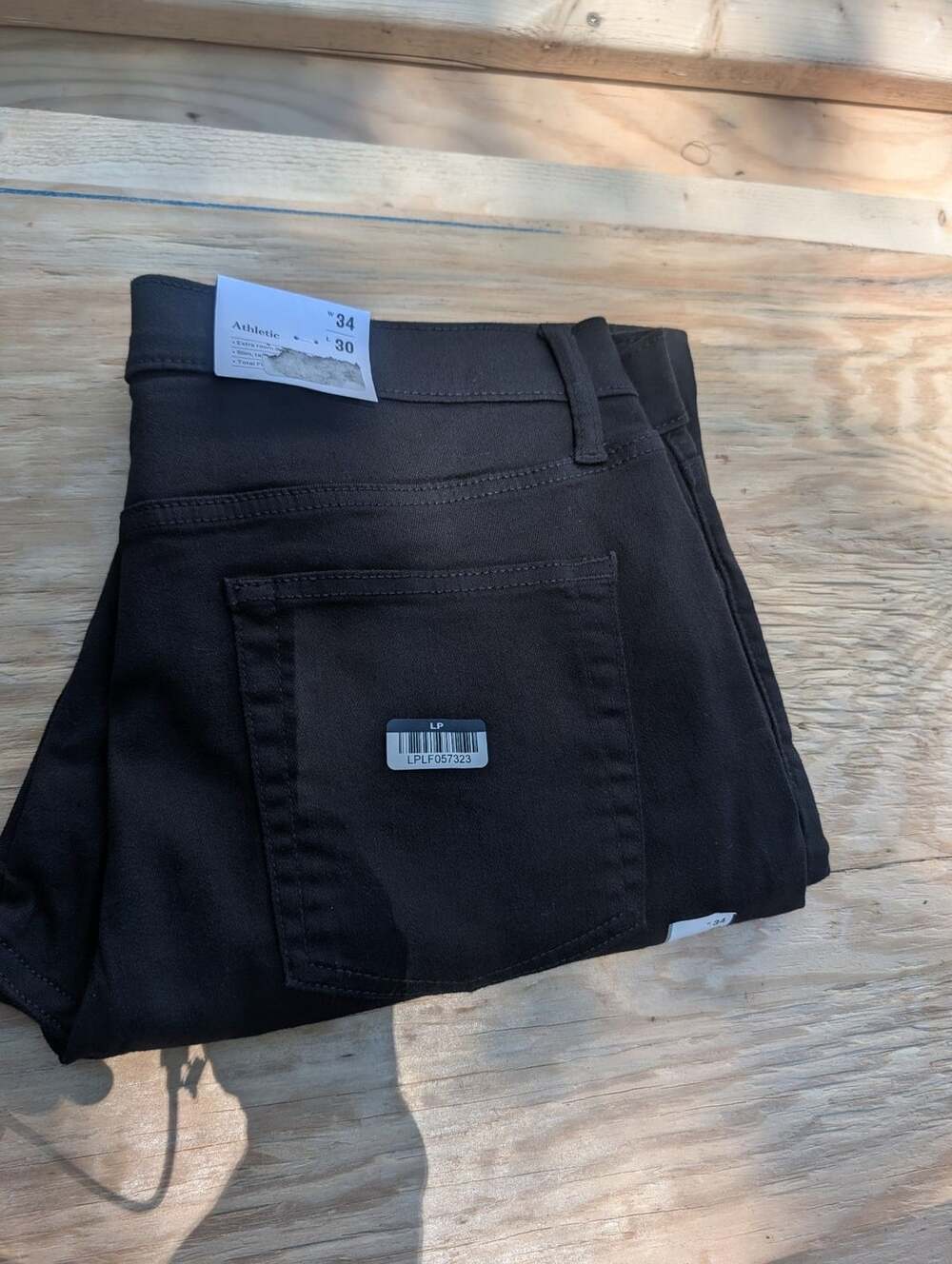 Goodfellow & Co Athletic Fit Jeans W34 L30 Black Denim